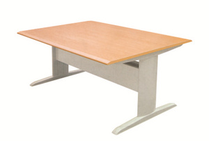 鋼木閱覽桌